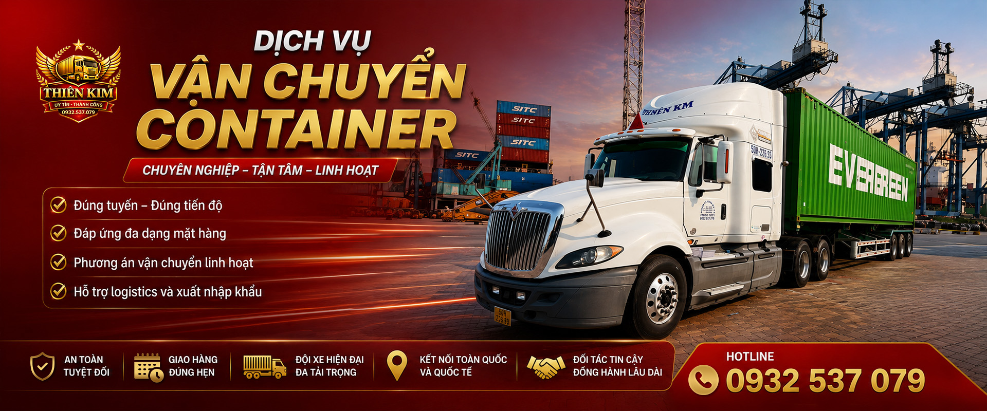 CÔNG TY TNHH DỊCH VỤ VẬN TẢI THƯƠNG MẠI THIÊN KIM